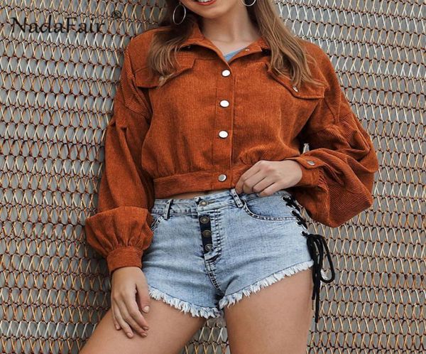nadafair corduroy crop jacket women coat autumn single breasted loose streetwear winter outwear short jackets 20193429826, Black;brown
nadafair corduroy crop jacket women coat autumn single breasted loose streetwear winter outwear short jackets 20193429826, Black;brown