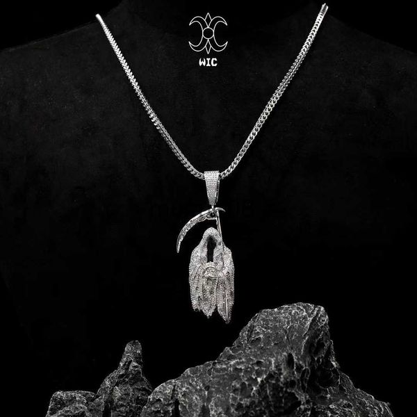 pendant necklaces wic grim reaper necklace iced out death ghost 3d pendant full zircon luminous hip hop necklace fashion jewelry gift for fr, Silver
pendant necklaces wic grim reaper necklace iced out death ghost 3d pendant full zircon luminous hip hop necklace fashion jewelry gift for fr, Silver