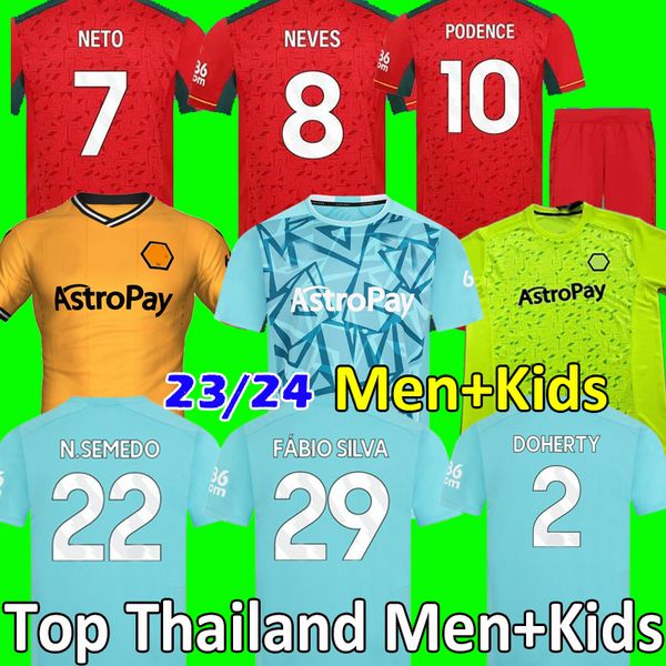 23 24 sarabia wolves soccer jerseys raul matheus neto neves traore 2023 2024 wanderers podence lemina hee chan wolverhampton football shirts, Black;yellow
23 24 sarabia wolves soccer jerseys raul matheus neto neves traore 2023 2024 wanderers podence lemina hee chan wolverhampton football shirts, Black;yellow