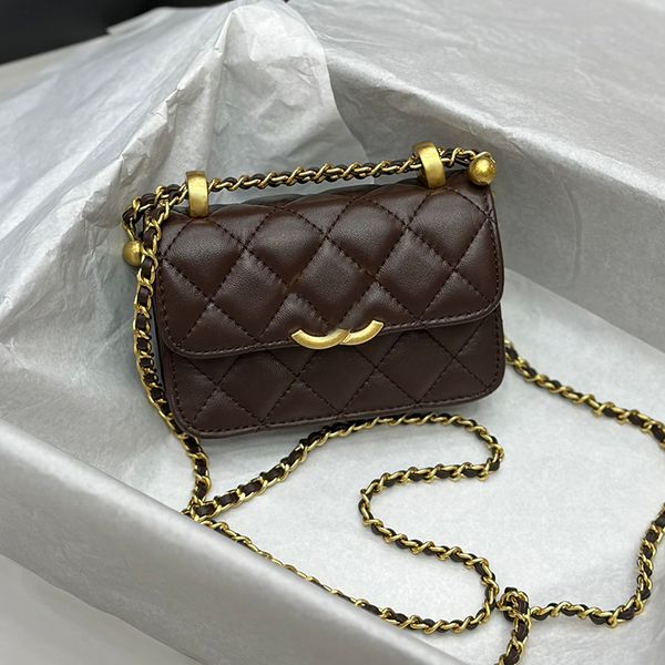 designer womens mini shoulder bag classic brown leather diamond gold hardware metal c button luxury tote matelasse crossbody bags underarm p
designer womens mini shoulder bag classic brown leather diamond gold hardware metal c button luxury tote matelasse crossbody bags underarm p