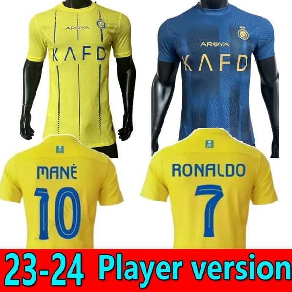player version al nassr fc soccer jerseys ronaldo mane 2023 home yellow away 23 24 cr7 gonzalo talisca ghislain vincent aboubakar men footba, Black;yellow
player version al nassr fc soccer jerseys ronaldo mane 2023 home yellow away 23 24 cr7 gonzalo talisca ghislain vincent aboubakar men footba, Black;yellow