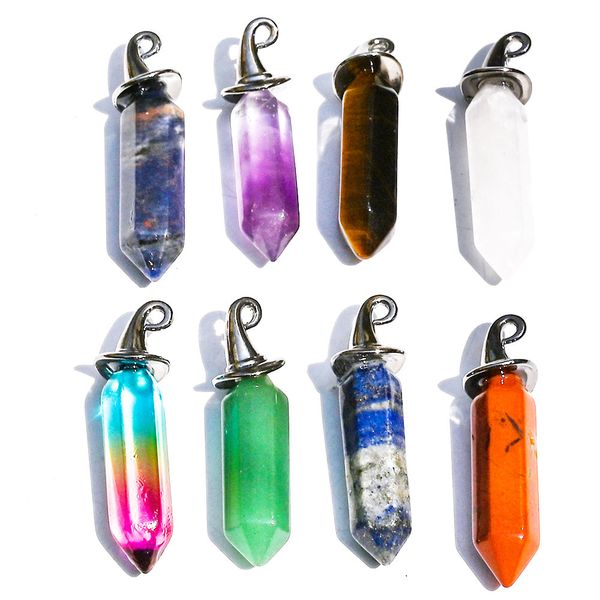 natural crystal stone hexagon prism halloween hat pendant lapis amethyst charms diy necklaces for women men jewelry, Bronze;silver
natural crystal stone hexagon prism halloween hat pendant lapis amethyst charms diy necklaces for women men jewelry, Bronze;silver