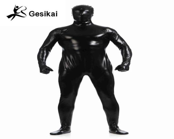 men039s metallic shiny zentai full bodysuit back zipper costum made tights suits men039s full bodysuit cosplay halloween cos6448061, Black
men039s metallic shiny zentai full bodysuit back zipper costum made tights suits men039s full bodysuit cosplay halloween cos6448061, Black