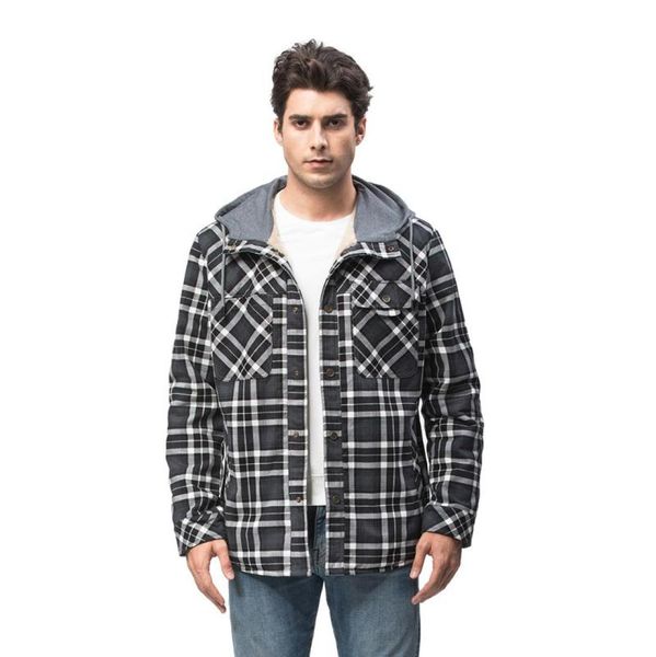 men039s winter outdoor casual vintage long sleeve plaid flannel button shirt jacket with hood rst3252 jackets9296050, Black;brown
men039s winter outdoor casual vintage long sleeve plaid flannel button shirt jacket with hood rst3252 jackets9296050, Black;brown