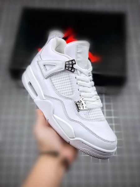 excellent pure money basketball shoes jumpman 4 white metalic silver sp og man/woman sport sneaker with original box fast delivery
excellent pure money basketball shoes jumpman 4 white metalic silver sp og man/woman sport sneaker with original box fast delivery