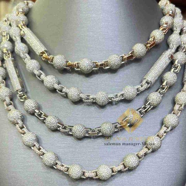 high fashion sterling silver 925 buss down vvs moissanite necklace iced out diamond custom bead chain
high fashion sterling silver 925 buss down vvs moissanite necklace iced out diamond custom bead chain