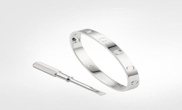 with box 4cz titanium steel screw bracelets bracelet bangle women men gold silver rose nail jewelry for lover 15214727161, Black
with box 4cz titanium steel screw bracelets bracelet bangle women men gold silver rose nail jewelry for lover 15214727161, Black