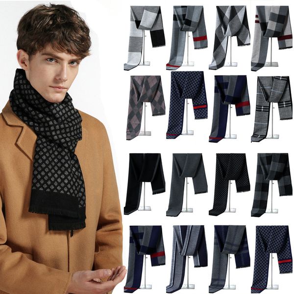 scarves luxury brand winter plaid cashmere scarf for men warm neck scarfs male business long pashmina christmas gifts 230818, Blue;gray
scarves luxury brand winter plaid cashmere scarf for men warm neck scarfs male business long pashmina christmas gifts 230818, Blue;gray