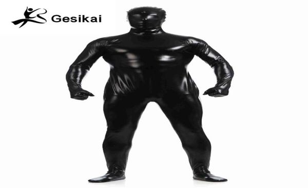 men039s metallic shiny zentai full bodysuit back zipper costum made tights suits men039s full bodysuit cosplay halloween cos9275495, Black
men039s metallic shiny zentai full bodysuit back zipper costum made tights suits men039s full bodysuit cosplay halloween cos9275495, Black
