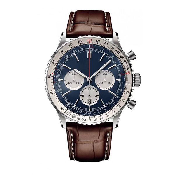 2023 men quartz automatic watch 50mm leather strap blue black sapphire wristwatches super luminous montre de luxe, Slivery;brown
2023 men quartz automatic watch 50mm leather strap blue black sapphire wristwatches super luminous montre de luxe, Slivery;brown