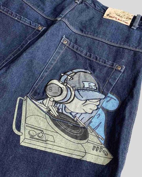 men's jeans new y2k fashion cartoon pattern loose kneehigh fivepoint women's pants gothic hiphop loose casual men's pants str, Blue
men's jeans new y2k fashion cartoon pattern loose kneehigh fivepoint women's pants gothic hiphop loose casual men's pants str, Blue