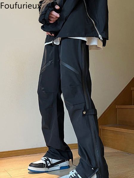 men's tracksuits foufurieux y2k punk black buckle pants harajuku high waist big pocket trousers goth grunge pant men street retro 23081, Gray
men's tracksuits foufurieux y2k punk black buckle pants harajuku high waist big pocket trousers goth grunge pant men street retro 23081, Gray