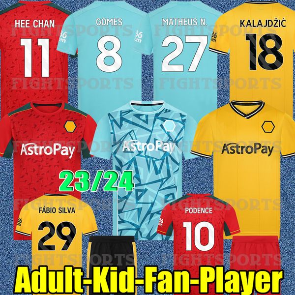 22 23 24 wolves retro wolverhamptons wanderers soccer jersey 2022 2023 2024 wanderers jordao neto raul football shirt men kids kit uniforms, Black;yellow
22 23 24 wolves retro wolverhamptons wanderers soccer jersey 2022 2023 2024 wanderers jordao neto raul football shirt men kids kit uniforms, Black;yellow