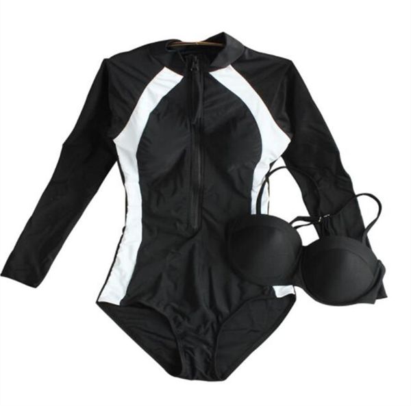 women039s swimwear women long sleeve one piece push up female swimsuit sport slim underwire bathing suit swimming beach we1990143, White;black
women039s swimwear women long sleeve one piece push up female swimsuit sport slim underwire bathing suit swimming beach we1990143, White;black