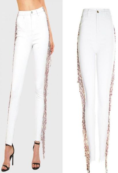 2021 summer plussize slim legged pants women039s capris ins super sparkle piece bead piece tassel pants stretch slim white jea2162412, Blue
2021 summer plussize slim legged pants women039s capris ins super sparkle piece bead piece tassel pants stretch slim white jea2162412, Blue