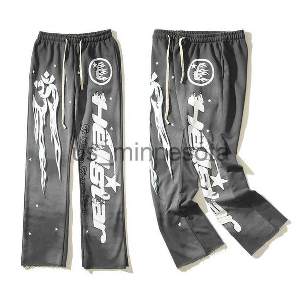men's jeans gray hellstar sweatpant flared pants men women drstring heavyweight terry jogger trousers j230821, Blue
men's jeans gray hellstar sweatpant flared pants men women drstring heavyweight terry jogger trousers j230821, Blue