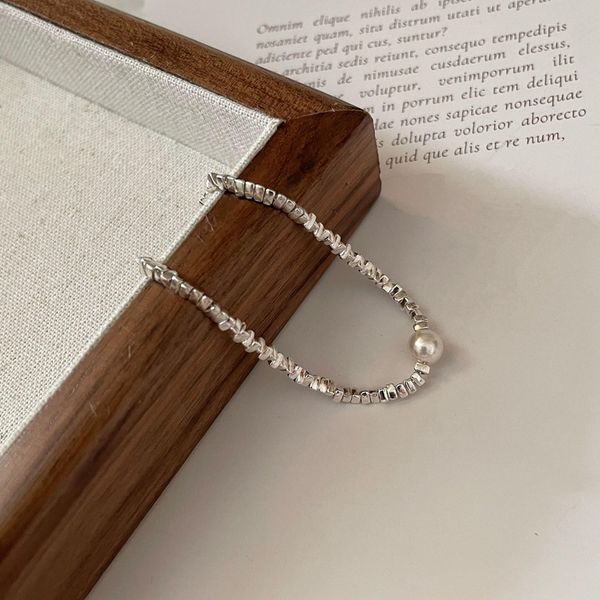 s925 sterling silver korean edition fashion broken silver several pairs bracelet korean style simple pearl personalized first jewelry, Black
s925 sterling silver korean edition fashion broken silver several pairs bracelet korean style simple pearl personalized first jewelry, Black