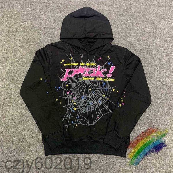 men's hoodies sweatshirts puff print sp5der hoodie men women heavy fabric spider web pullover g220908qg6m, Black
men's hoodies sweatshirts puff print sp5der hoodie men women heavy fabric spider web pullover g220908qg6m, Black