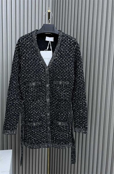 chan home 2023 new women's designer cardigan designer jacket women long style knit cardigan designer sweater cccc black coat knit coat, Black;brown
chan home 2023 new women's designer cardigan designer jacket women long style knit cardigan designer sweater cccc black coat knit coat, Black;brown