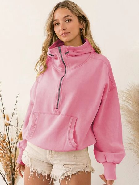 womens hoodies sweatshirts women autumn crop winter half zip fleece hoodie sweater super quality jackets outdoor thick fabric jacket 230818, Black
womens hoodies sweatshirts women autumn crop winter half zip fleece hoodie sweater super quality jackets outdoor thick fabric jacket 230818, Black