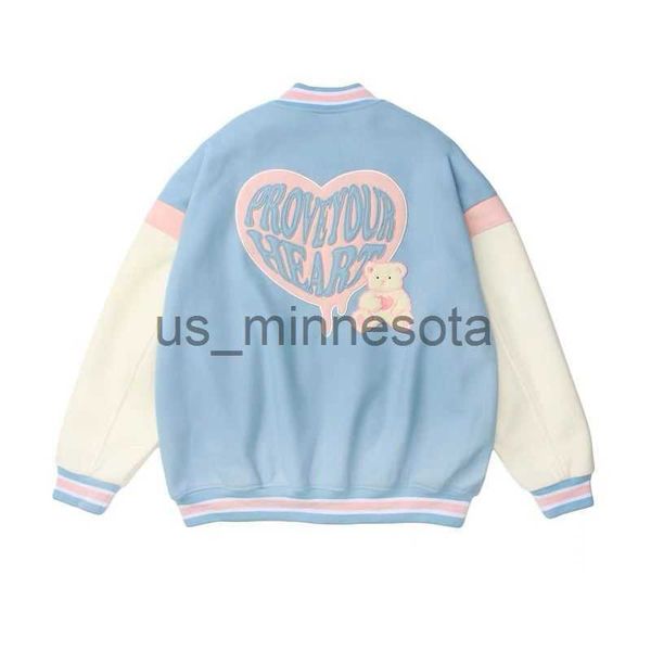 men's jackets 2022 autumn and winter new love print women's style baseball jacket y2k american retro high street loose and versati, Black;brown
men's jackets 2022 autumn and winter new love print women's style baseball jacket y2k american retro high street loose and versati, Black;brown
