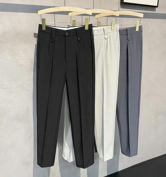 pleated pants for men fashion clothing 9 part ankle cropped trousers spring autumn men039s casual business suit pants street5351688, Black
pleated pants for men fashion clothing 9 part ankle cropped trousers spring autumn men039s casual business suit pants street5351688, Black