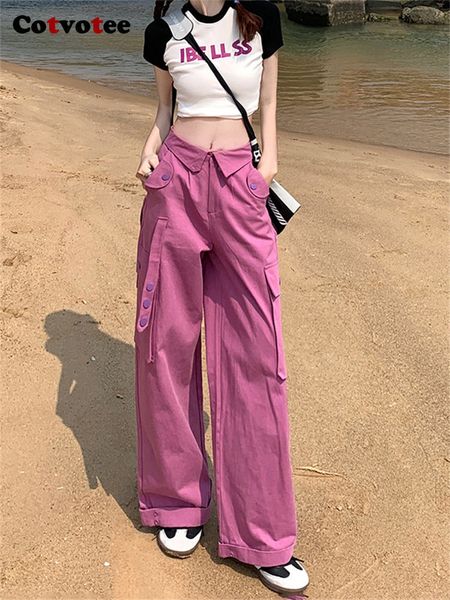 women's pants s cotvotee pockets cargo pant 2023 fashion vintage high waisted loose wide leg chic solid full length y2k 230818, Black;white
women's pants s cotvotee pockets cargo pant 2023 fashion vintage high waisted loose wide leg chic solid full length y2k 230818, Black;white