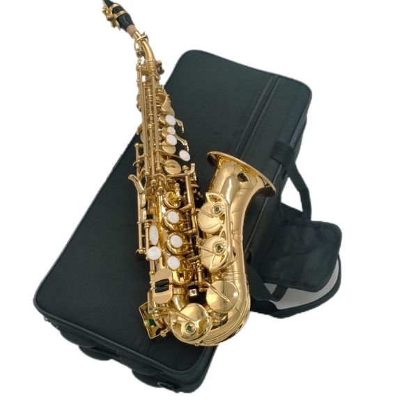 taiwang ksalma kss-1000 curved soprano saxophone gold lacquer b flat sax with all accessories fast shipping musical instruments
taiwang ksalma kss-1000 curved soprano saxophone gold lacquer b flat sax with all accessories fast shipping musical instruments