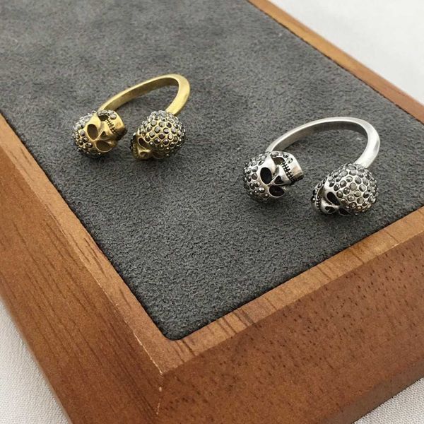 fashion designer alexander queen skeleton full diamond ring for women with advanced sense individualized temperament ghost talent double gho, Silver
fashion designer alexander queen skeleton full diamond ring for women with advanced sense individualized temperament ghost talent double gho, Silver