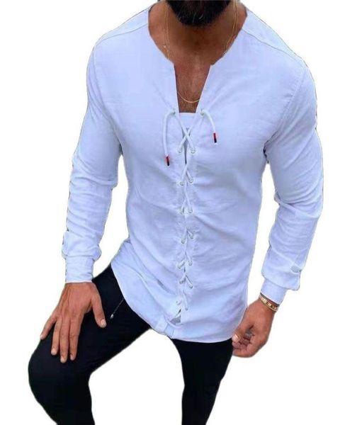 men039s casual shirts solid color fashion shirt long sleeve blouses men clothing summer pullovers collarless white bandage 1661295, White;black
men039s casual shirts solid color fashion shirt long sleeve blouses men clothing summer pullovers collarless white bandage 1661295, White;black