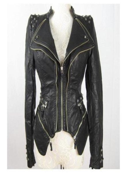 wholenew womens punk spike studded shoulder pu leather jacket zipper coat size s xl3513446, Black
wholenew womens punk spike studded shoulder pu leather jacket zipper coat size s xl3513446, Black