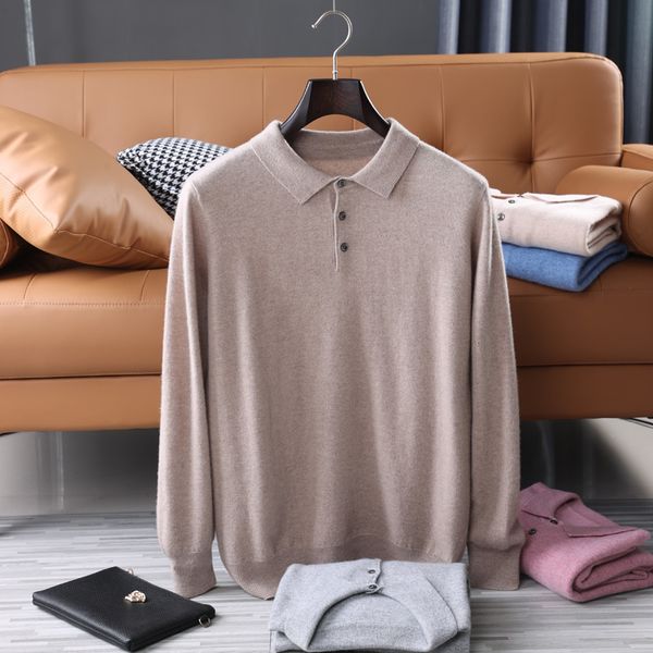 men's tracksuits 100 pure wool knitted sweaters men polo neck long sleeve pullovers winter fashion thick sweater knitwear male 230818, Gray
men's tracksuits 100 pure wool knitted sweaters men polo neck long sleeve pullovers winter fashion thick sweater knitwear male 230818, Gray