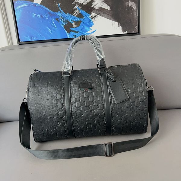 luxury brand mens duffel bags black embossed letter handbags shoulder bags totes keepall totes airport luggage bags travel bag mens gym bag
luxury brand mens duffel bags black embossed letter handbags shoulder bags totes keepall totes airport luggage bags travel bag mens gym bag
