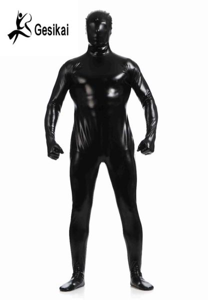 men039s metallic shiny zentai full bodysuit back zipper costum made tights suits men039s full bodysuit cosplay halloween cos7498307, Black
men039s metallic shiny zentai full bodysuit back zipper costum made tights suits men039s full bodysuit cosplay halloween cos7498307, Black