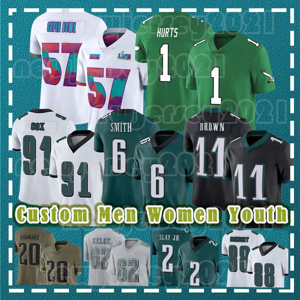 11 a.j. brown football jerseys 1 jalen hurts 6 devonta smith jason kelce haason reddick brandon graham darius slay jr eagles d'andre sw, Black;red
11 a.j. brown football jerseys 1 jalen hurts 6 devonta smith jason kelce haason reddick brandon graham darius slay jr eagles d'andre sw, Black;red