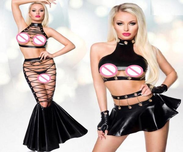 bras sets pole dance costume set women lace up catsuit pu leather clubwear halter hollow out wetlook skirt punk nightclub6633956, Red;black
bras sets pole dance costume set women lace up catsuit pu leather clubwear halter hollow out wetlook skirt punk nightclub6633956, Red;black