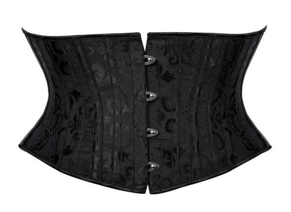 short torso 24 steel boned corset waist trainer body shaper brocade jaquard underbust corset women slimming belt black white xs3x2651029
short torso 24 steel boned corset waist trainer body shaper brocade jaquard underbust corset women slimming belt black white xs3x2651029