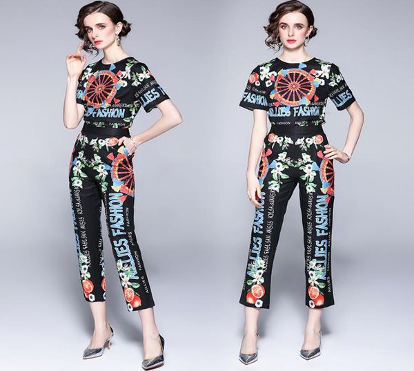 drop whole summer two pieces 2pcs womens ladies casual sets vintage floral print crew neck short sleeve shirt blou6380658, White
drop whole summer two pieces 2pcs womens ladies casual sets vintage floral print crew neck short sleeve shirt blou6380658, White