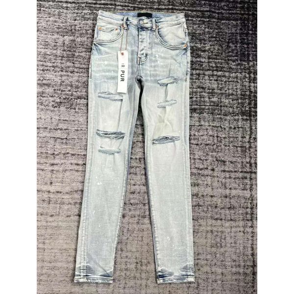 purple jeans retro pantalones brand denimjeans mens designer pants ripped straight regular denim tears loose washed300, Blue
purple jeans retro pantalones brand denimjeans mens designer pants ripped straight regular denim tears loose washed300, Blue