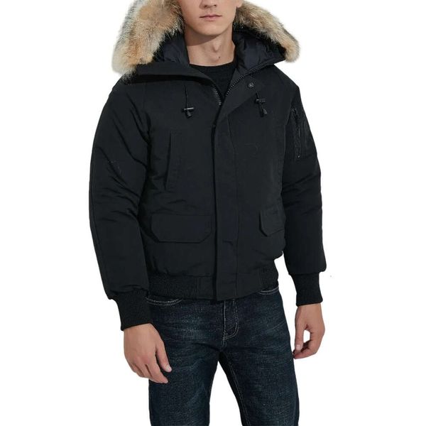 canadian winter goose jackets warm coatmens parkas outerwear coats outdoor sports white duck down windbreak long collar hat real wolf956, Black
canadian winter goose jackets warm coatmens parkas outerwear coats outdoor sports white duck down windbreak long collar hat real wolf956, Black