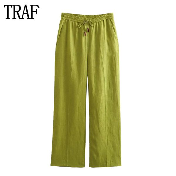 women's pants s traf 2023 pajama baggy woman green high waist for women pleated straight trousers summer casual 230818, Black;white
women's pants s traf 2023 pajama baggy woman green high waist for women pleated straight trousers summer casual 230818, Black;white