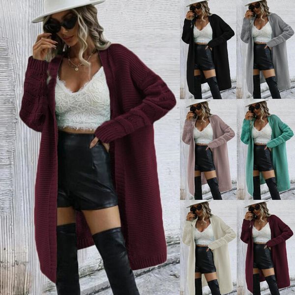 womens knits tees autumn winter knitted cardigan women solid color elegant loose long outerwear maxi y2k sweater coat soft jacket 230818, White
womens knits tees autumn winter knitted cardigan women solid color elegant loose long outerwear maxi y2k sweater coat soft jacket 230818, White