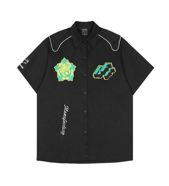 hip hop embroidery patchwork short sleeve shirts for men summer streetwear casual oversized loose hawaii 4266019, White;black
hip hop embroidery patchwork short sleeve shirts for men summer streetwear casual oversized loose hawaii 4266019, White;black