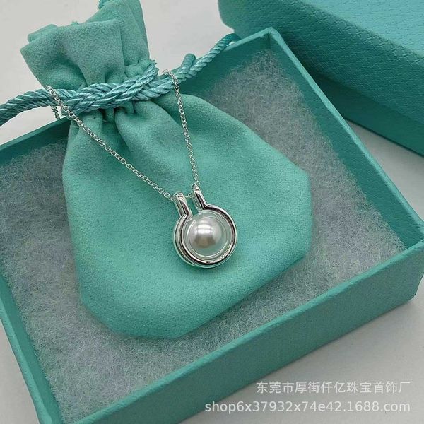 high tiffay high edition freshwater pearl s925 sterling silver necklace fashion and minimalist elegance collar chain female, Black
high tiffay high edition freshwater pearl s925 sterling silver necklace fashion and minimalist elegance collar chain female, Black