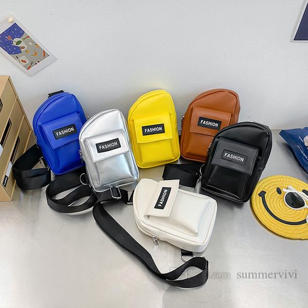 children letter printed chest backpacks boys girls pu leather single shoulder fanny bags fashion kids crossbody bags z3573v, Black
children letter printed chest backpacks boys girls pu leather single shoulder fanny bags fashion kids crossbody bags z3573v, Black
