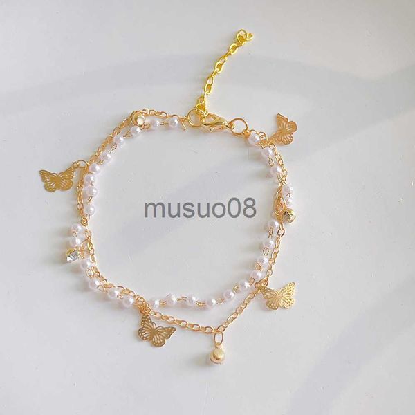 bangle 2023 new fashion trend unique design elegant delicate double layer butterfly pearl bracelet women jewelry party premium gift j230819, Black
bangle 2023 new fashion trend unique design elegant delicate double layer butterfly pearl bracelet women jewelry party premium gift j230819, Black