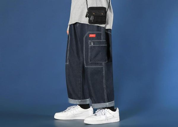 men039s jeans autumn baggy pants for 2021 men fashion trends black cargo trousers mens wide leg denim pant oversized harajuku s3492174, Blue
men039s jeans autumn baggy pants for 2021 men fashion trends black cargo trousers mens wide leg denim pant oversized harajuku s3492174, Blue