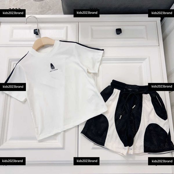outdoor tracksuits baby clothes kids sets 2pcs shoulder striped decorative t-shirt and hollow mesh breathable shorts, White
outdoor tracksuits baby clothes kids sets 2pcs shoulder striped decorative t-shirt and hollow mesh breathable shorts, White