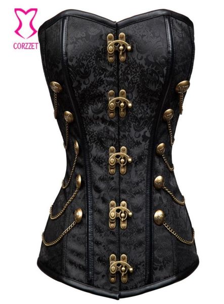 vintage brocade black gothic corset burlesque korsett for women plus size corsets and bustiers steampunk clothing 3xl corselet2904952, Black;white
vintage brocade black gothic corset burlesque korsett for women plus size corsets and bustiers steampunk clothing 3xl corselet2904952, Black;white