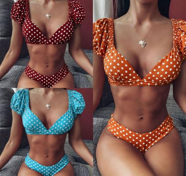 puff sleeve ladies bikini set polka dot print women swimwear v neck swimsuit suit9154313, White;black
puff sleeve ladies bikini set polka dot print women swimwear v neck swimsuit suit9154313, White;black